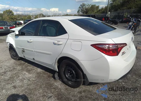 2017 Toyota Corolla Le z USA, uszkodzony, nr VIN 5YFBURHEXHP614265